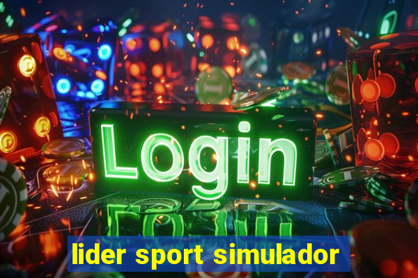 lider sport simulador